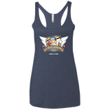 T-Shirts Vintage Navy / X-Small Calvinball Video Game Women's Triblend Racerback Tank