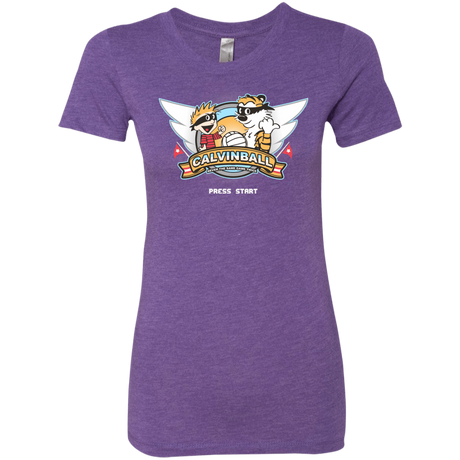 T-Shirts Purple Rush / Small Calvinball Video Game Women's Triblend T-Shirt