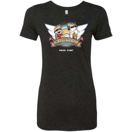 T-Shirts Vintage Black / Small Calvinball Video Game Women's Triblend T-Shirt