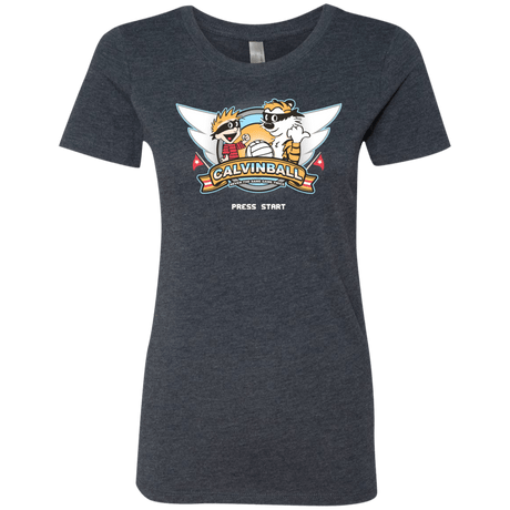 T-Shirts Vintage Navy / Small Calvinball Video Game Women's Triblend T-Shirt