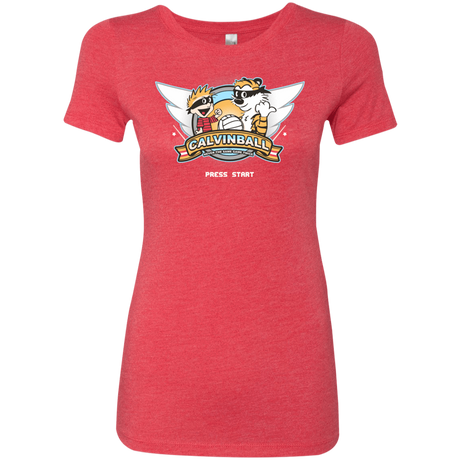 T-Shirts Vintage Red / Small Calvinball Video Game Women's Triblend T-Shirt