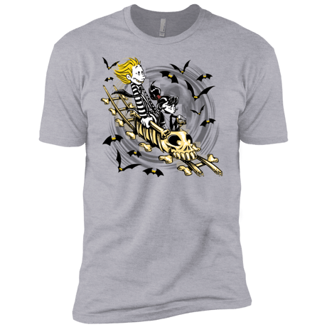 T-Shirts Heather Grey / YXS Calvydia and Beetle Hobbes Boys Premium T-Shirt