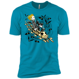 T-Shirts Turquoise / YXS Calvydia and Beetle Hobbes Boys Premium T-Shirt