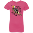 T-Shirts Hot Pink / YXS Calvydia and Beetle Hobbes Girls Premium T-Shirt