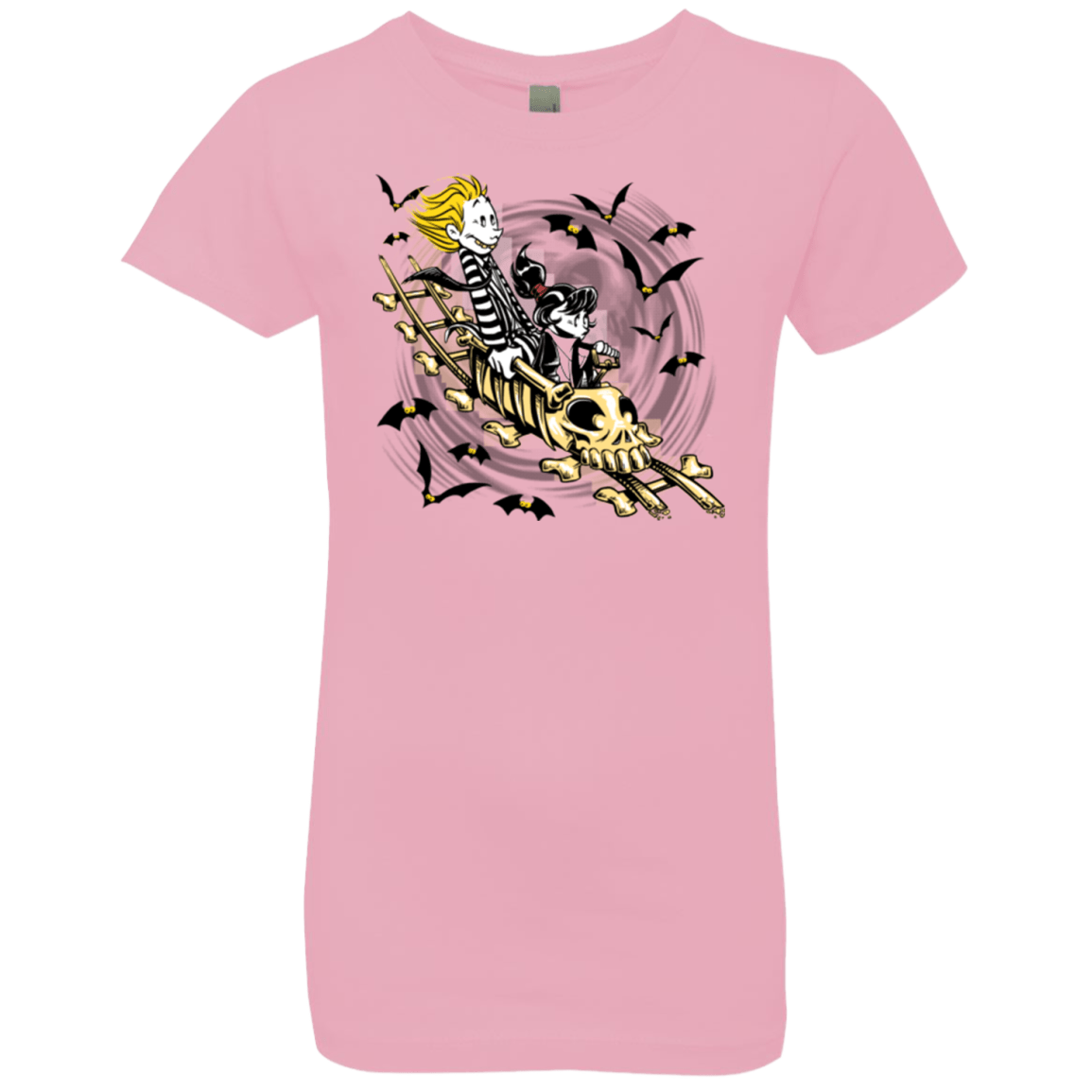 T-Shirts Light Pink / YXS Calvydia and Beetle Hobbes Girls Premium T-Shirt