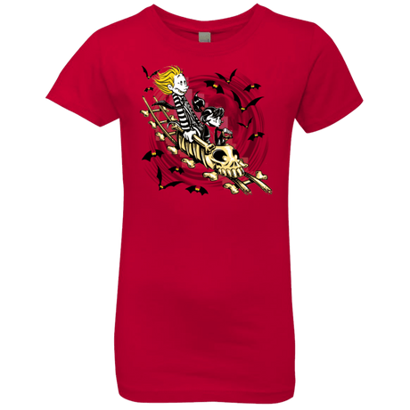 T-Shirts Red / YXS Calvydia and Beetle Hobbes Girls Premium T-Shirt