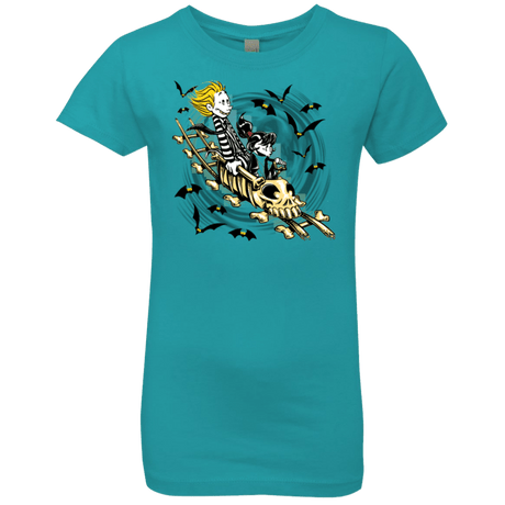T-Shirts Tahiti Blue / YXS Calvydia and Beetle Hobbes Girls Premium T-Shirt