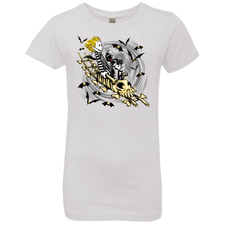 T-Shirts White / YXS Calvydia and Beetle Hobbes Girls Premium T-Shirt