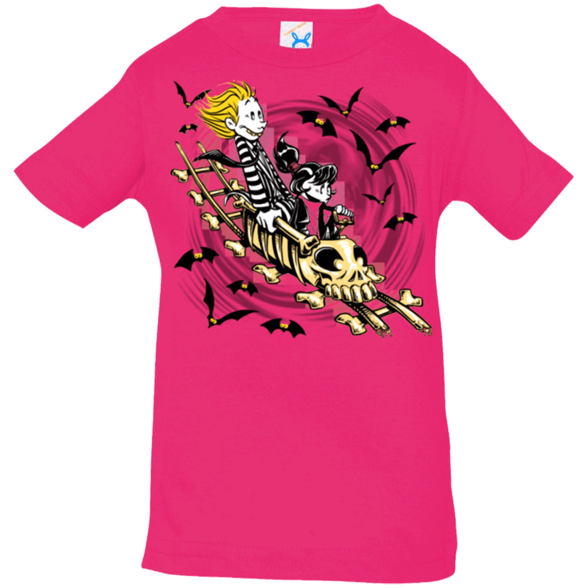 T-Shirts Hot Pink / 6 Months Calvydia and Beetle Hobbes Infant Premium T-Shirt