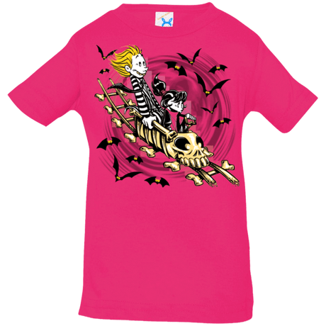 T-Shirts Hot Pink / 6 Months Calvydia and Beetle Hobbes Infant Premium T-Shirt