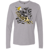 T-Shirts Heather Grey / Small Calvydia and Beetle Hobbes Men's Premium Long Sleeve