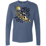 T-Shirts Indigo / Small Calvydia and Beetle Hobbes Men's Premium Long Sleeve