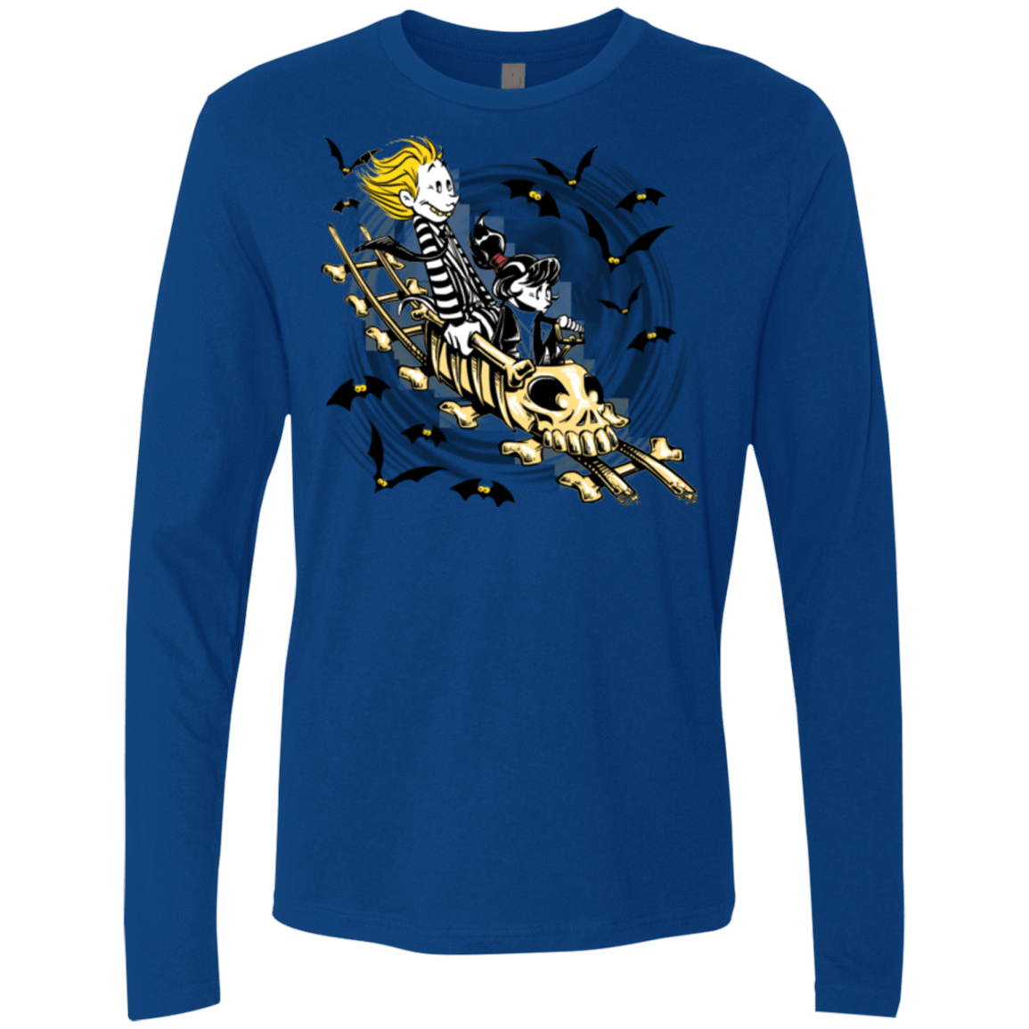 T-Shirts Royal / Small Calvydia and Beetle Hobbes Men's Premium Long Sleeve