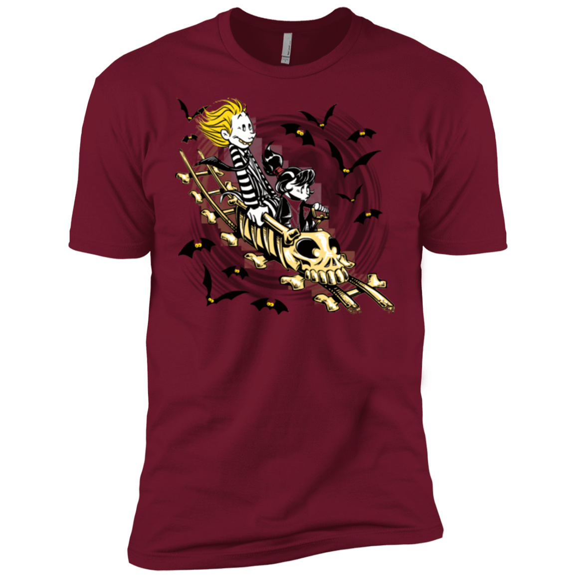 T-Shirts Cardinal / X-Small Calvydia and Beetle Hobbes Men's Premium T-Shirt