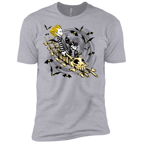 T-Shirts Heather Grey / X-Small Calvydia and Beetle Hobbes Men's Premium T-Shirt