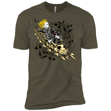 T-Shirts Military Green / X-Small Calvydia and Beetle Hobbes Men's Premium T-Shirt