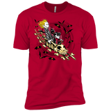 T-Shirts Red / X-Small Calvydia and Beetle Hobbes Men's Premium T-Shirt