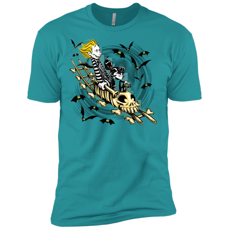 T-Shirts Tahiti Blue / X-Small Calvydia and Beetle Hobbes Men's Premium T-Shirt