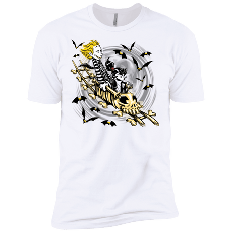 T-Shirts White / X-Small Calvydia and Beetle Hobbes Men's Premium T-Shirt