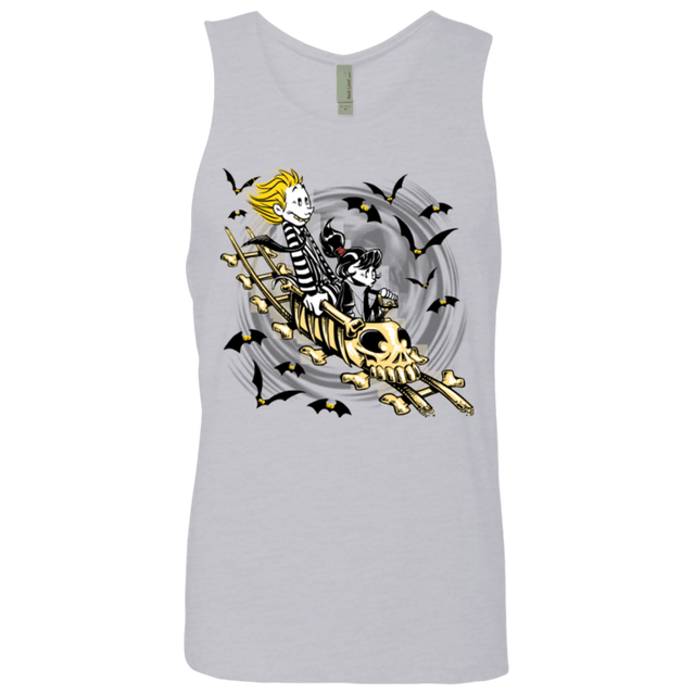 T-Shirts Heather Grey / Small Calvydia and Beetle Hobbes Men's Premium Tank Top