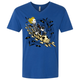 T-Shirts Royal / X-Small Calvydia and Beetle Hobbes Men's Premium V-Neck