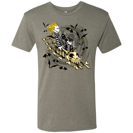 T-Shirts Venetian Grey / Small Calvydia and Beetle Hobbes Men's Triblend T-Shirt