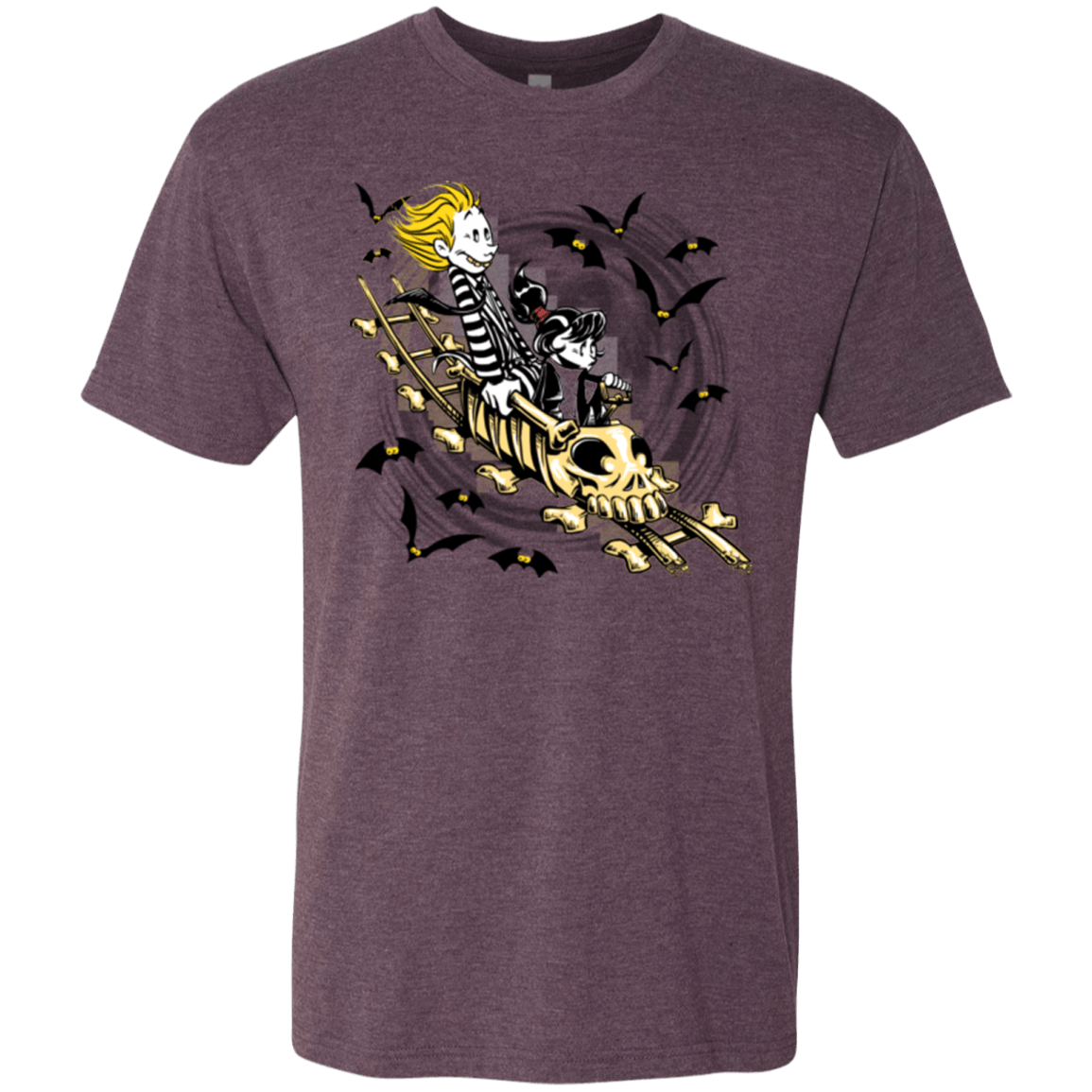 T-Shirts Vintage Purple / Small Calvydia and Beetle Hobbes Men's Triblend T-Shirt