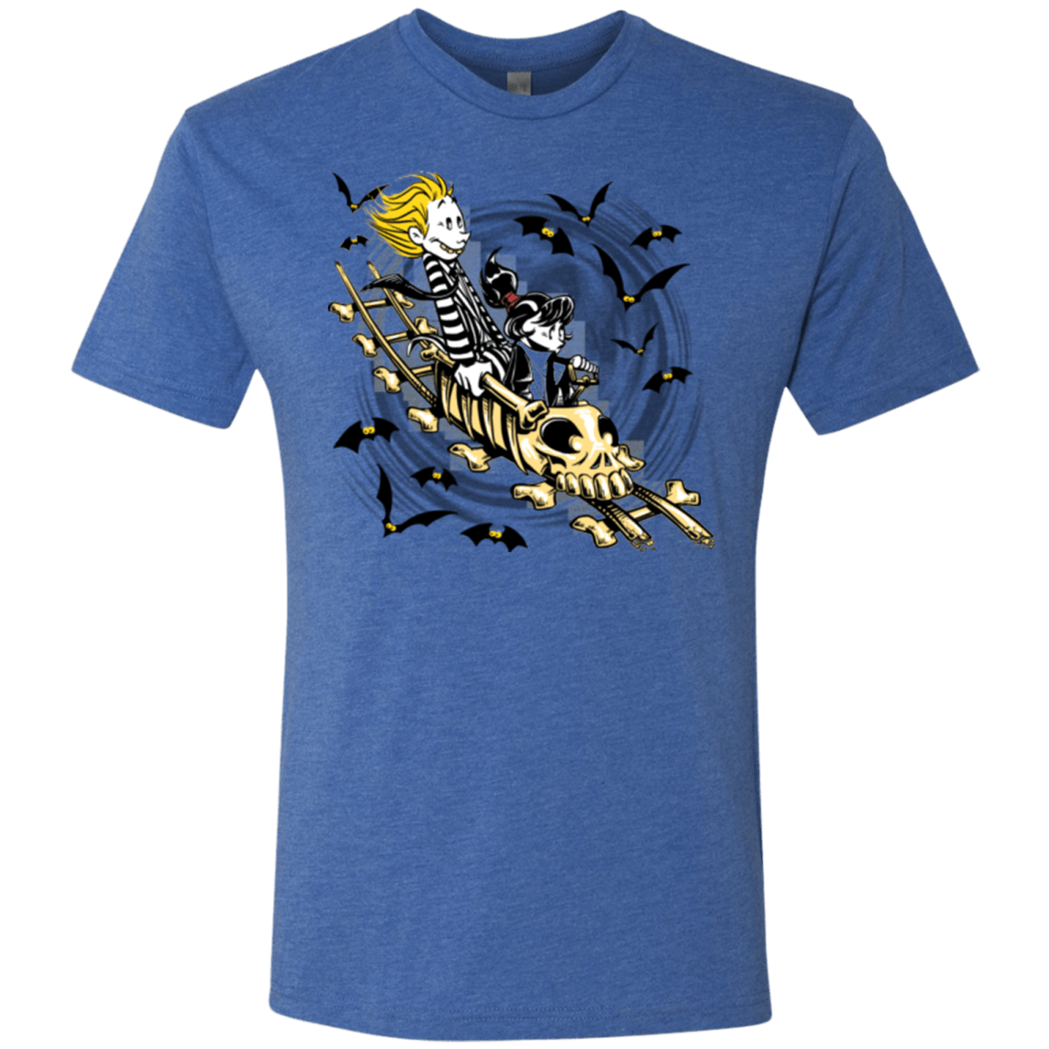 T-Shirts Vintage Royal / Small Calvydia and Beetle Hobbes Men's Triblend T-Shirt