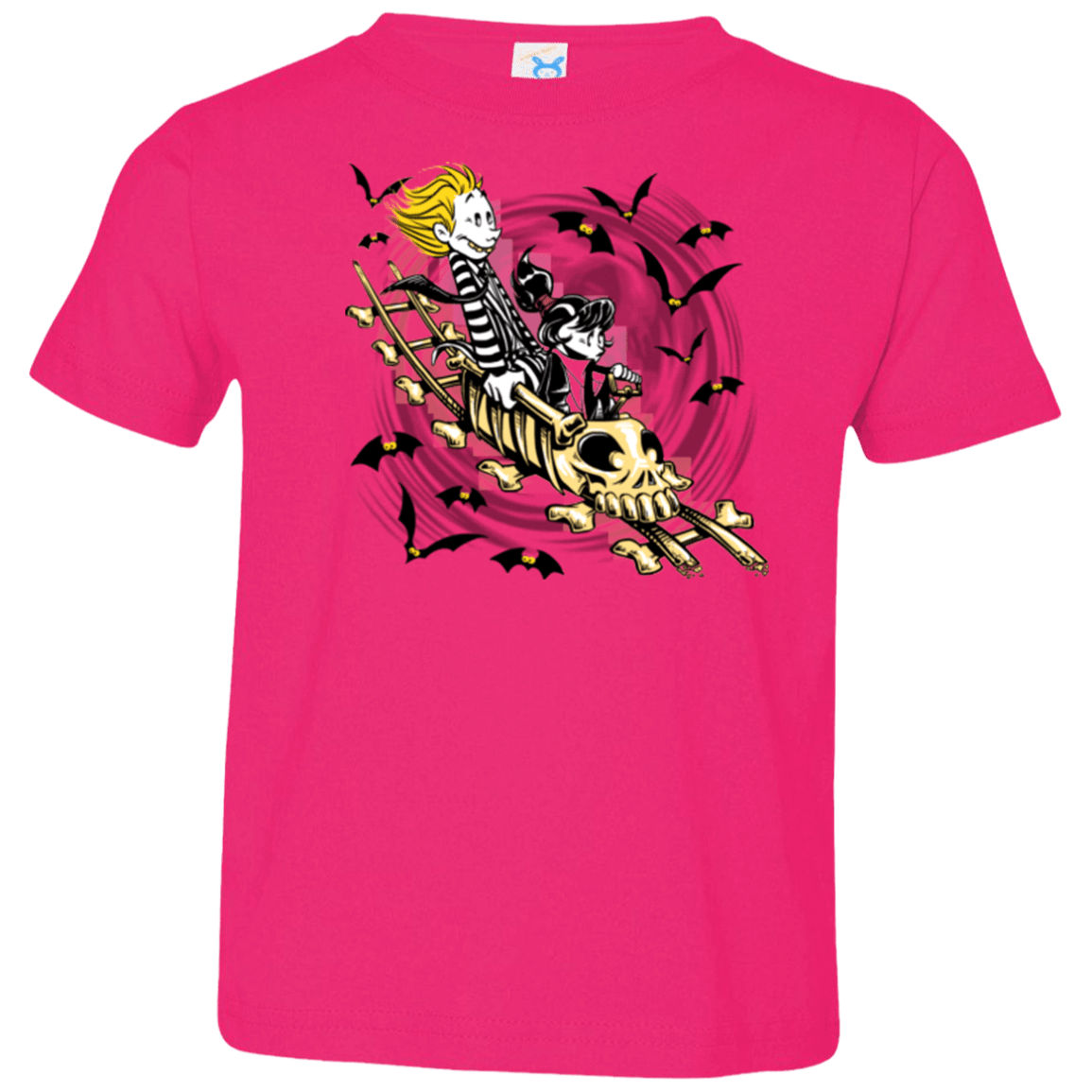 T-Shirts Hot Pink / 2T Calvydia and Beetle Hobbes Toddler Premium T-Shirt