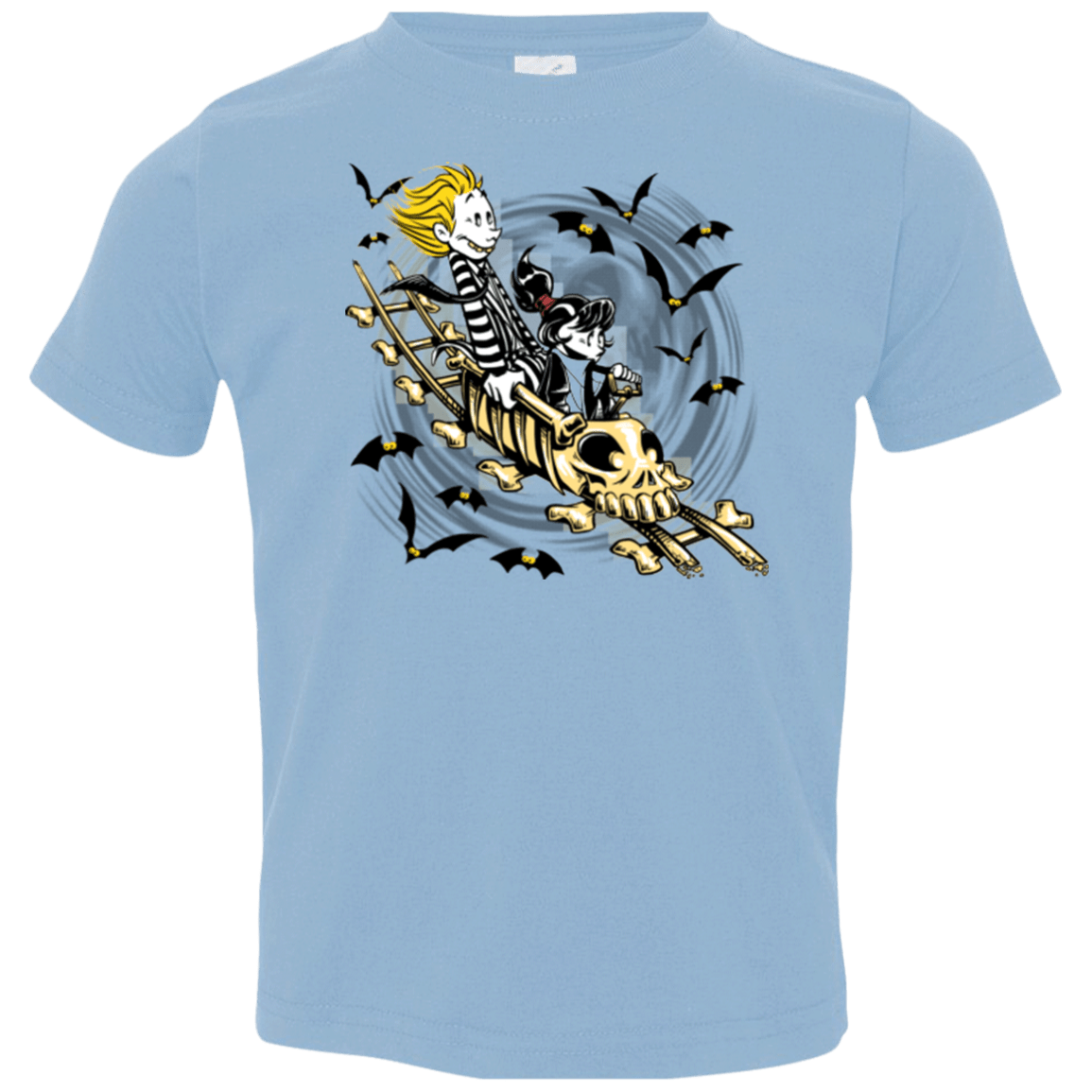 T-Shirts Light Blue / 2T Calvydia and Beetle Hobbes Toddler Premium T-Shirt