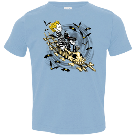 T-Shirts Light Blue / 2T Calvydia and Beetle Hobbes Toddler Premium T-Shirt