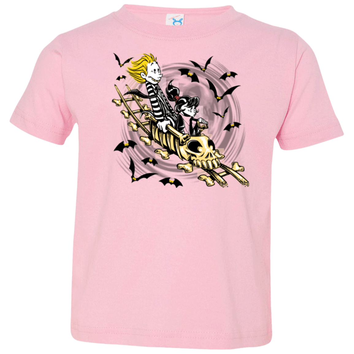 T-Shirts Pink / 2T Calvydia and Beetle Hobbes Toddler Premium T-Shirt