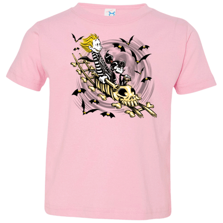 T-Shirts Pink / 2T Calvydia and Beetle Hobbes Toddler Premium T-Shirt