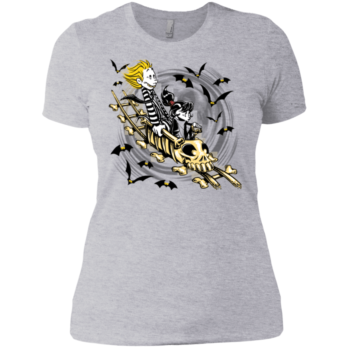 T-Shirts Heather Grey / X-Small Calvydia and Beetle Hobbes Women's Premium T-Shirt