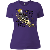 T-Shirts Purple Rush/ / X-Small Calvydia and Beetle Hobbes Women's Premium T-Shirt