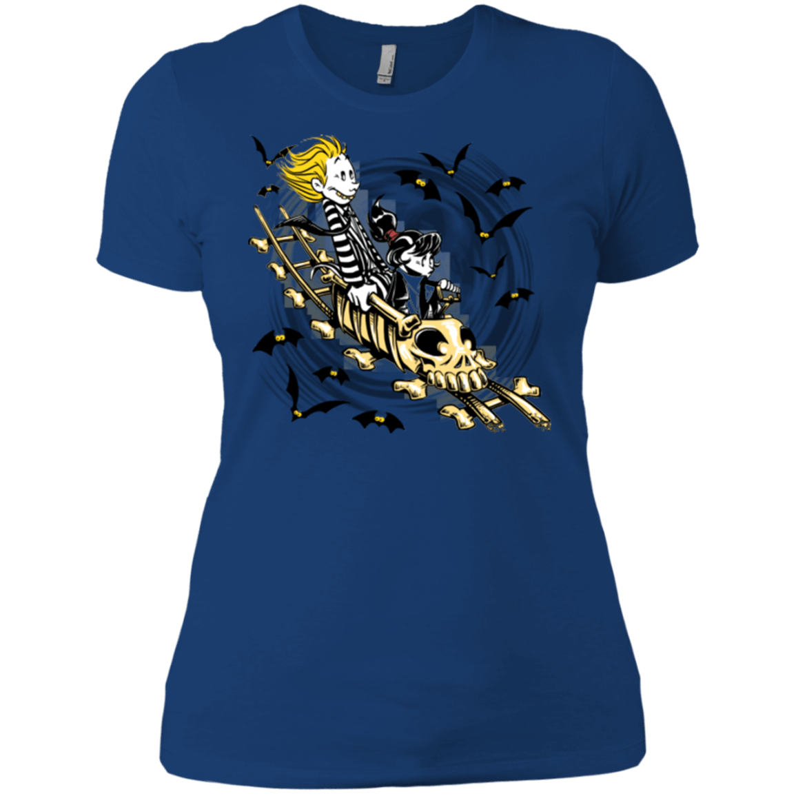T-Shirts Royal / X-Small Calvydia and Beetle Hobbes Women's Premium T-Shirt