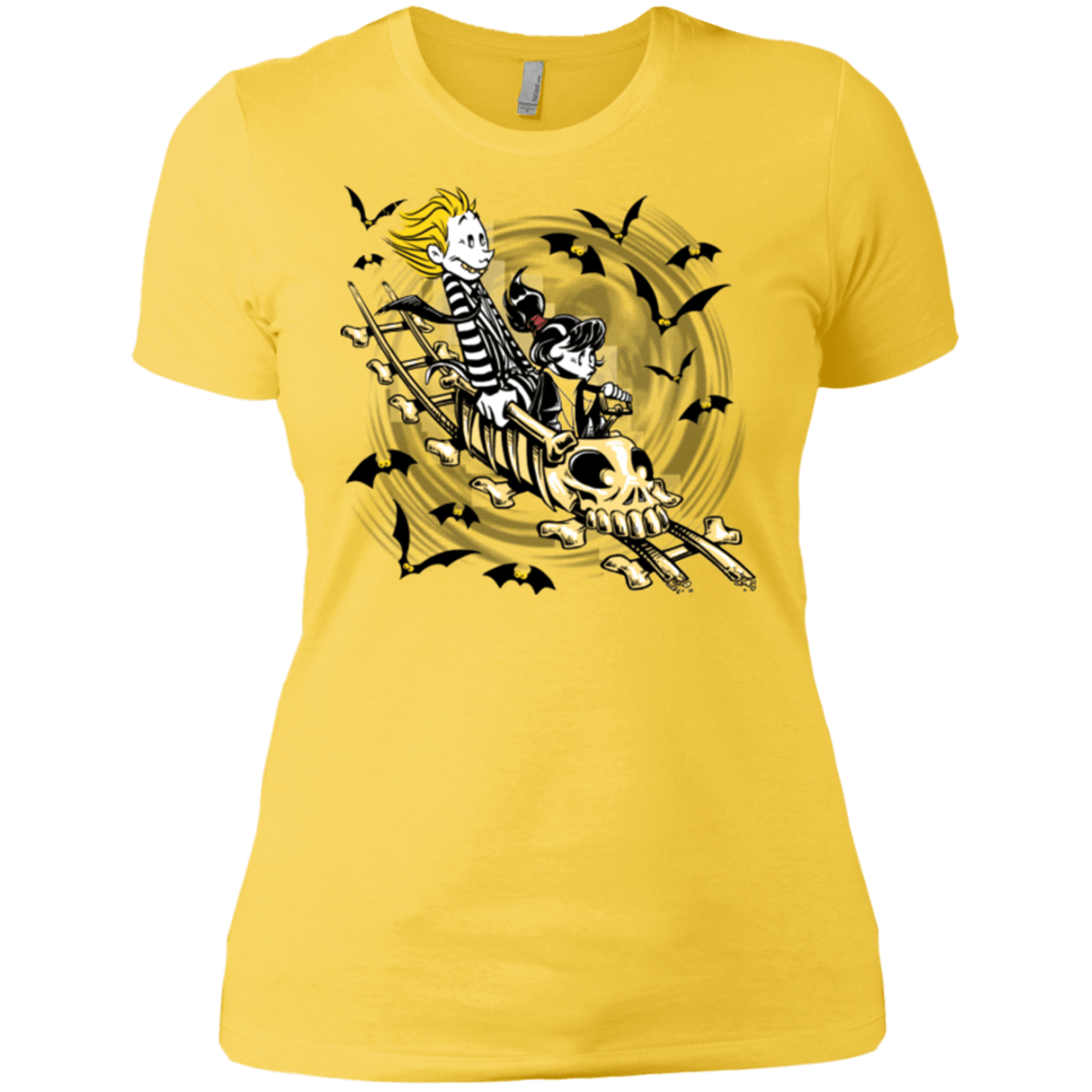 T-Shirts Vibrant Yellow / X-Small Calvydia and Beetle Hobbes Women's Premium T-Shirt