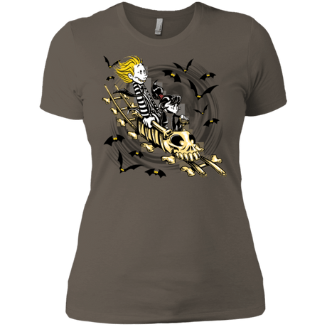 T-Shirts Warm Grey / X-Small Calvydia and Beetle Hobbes Women's Premium T-Shirt