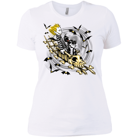 T-Shirts White / X-Small Calvydia and Beetle Hobbes Women's Premium T-Shirt