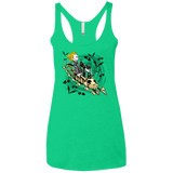 T-Shirts Envy / X-Small Calvydia and Beetle Hobbes Women's Triblend Racerback Tank