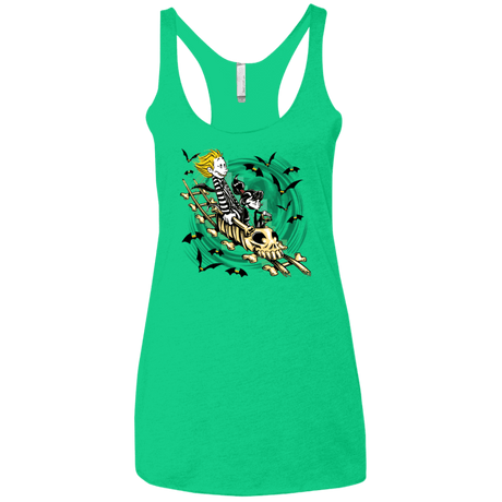 T-Shirts Envy / X-Small Calvydia and Beetle Hobbes Women's Triblend Racerback Tank
