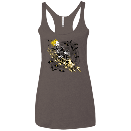 T-Shirts Macchiato / X-Small Calvydia and Beetle Hobbes Women's Triblend Racerback Tank