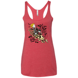 T-Shirts Vintage Red / X-Small Calvydia and Beetle Hobbes Women's Triblend Racerback Tank