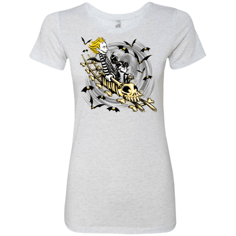 T-Shirts Heather White / Small Calvydia and Beetle Hobbes Women's Triblend T-Shirt