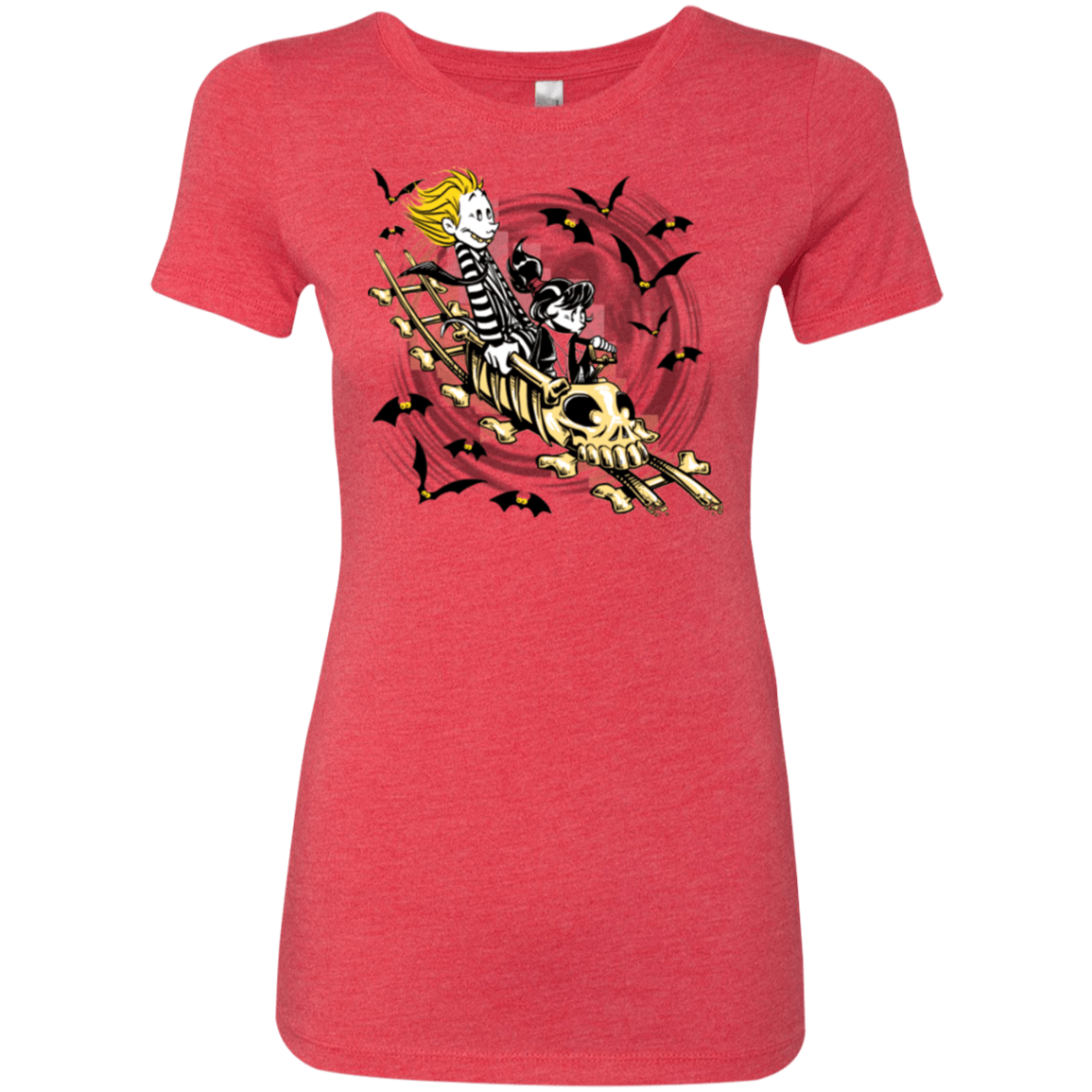 T-Shirts Vintage Red / Small Calvydia and Beetle Hobbes Women's Triblend T-Shirt