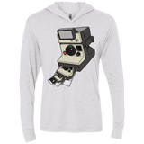 T-Shirts Heather White / X-Small Cam Ception Triblend Long Sleeve Hoodie Tee