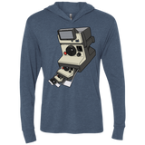 T-Shirts Indigo / X-Small Cam Ception Triblend Long Sleeve Hoodie Tee