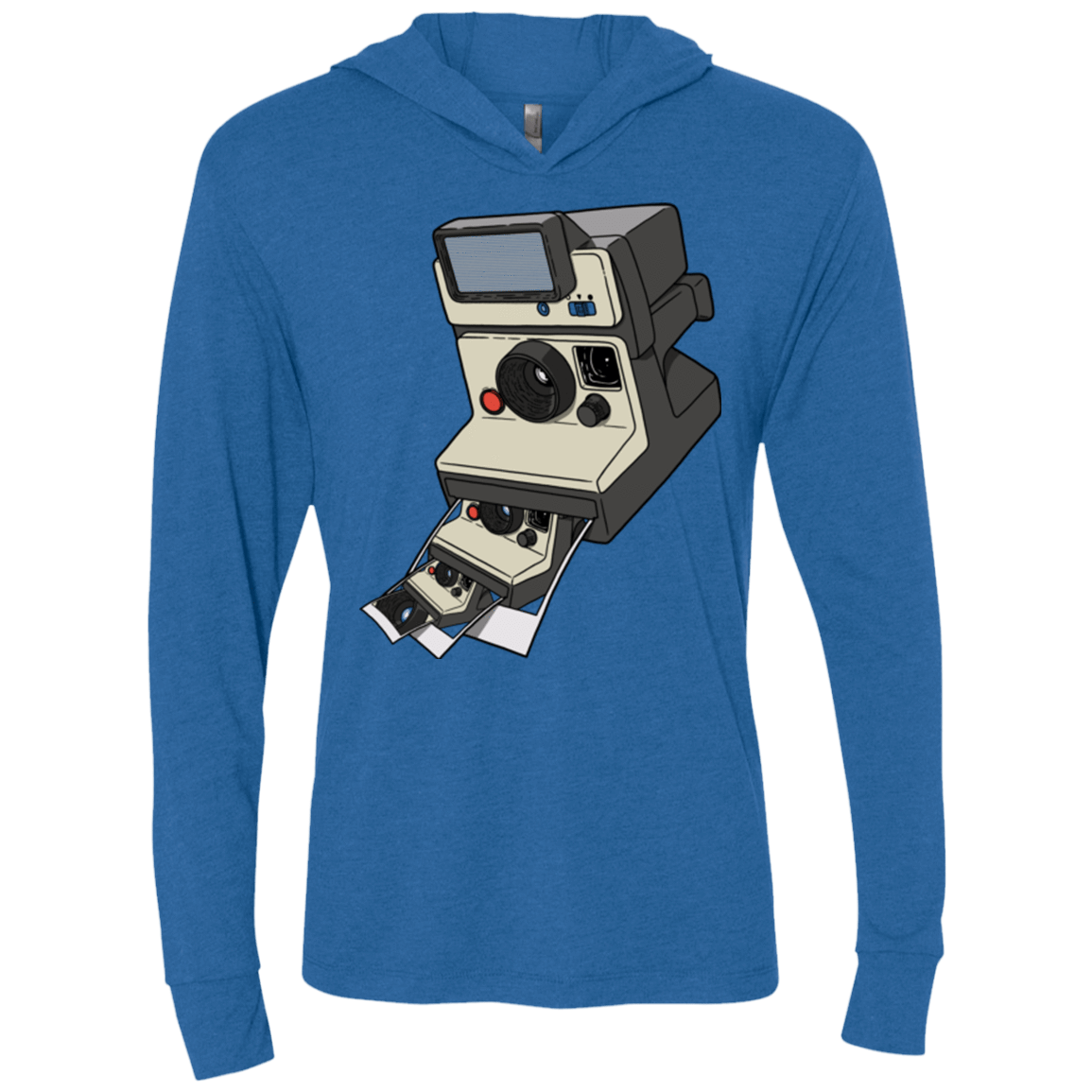 T-Shirts Vintage Royal / X-Small Cam Ception Triblend Long Sleeve Hoodie Tee