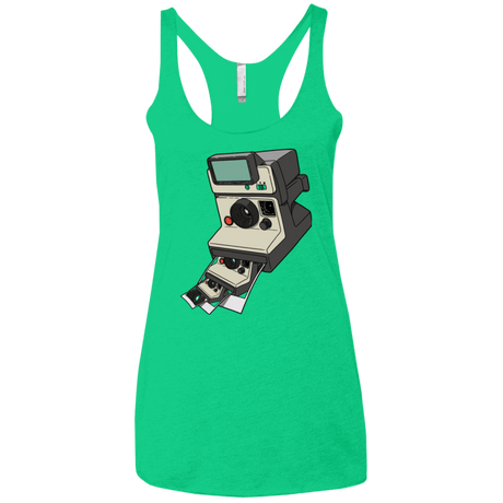 T-Shirts Envy / X-Small Cam Ception Women's Triblend Racerback Tank