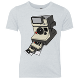 T-Shirts Heather White / YXS Cam Ception Youth Triblend T-Shirt